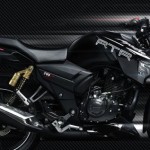 Black color Apache tvs bike - Bangalore